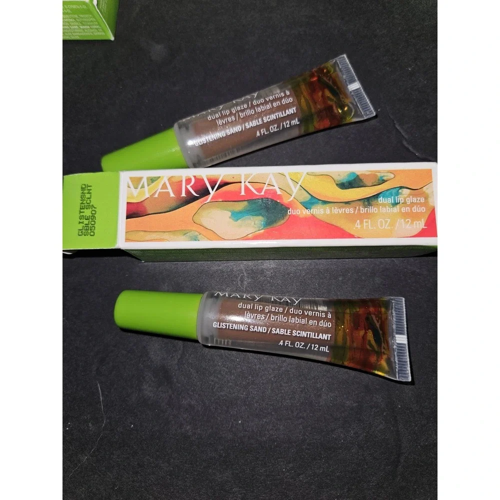 Mary Kay Dual Lip Glaze Glistening Sand/ Sable One New In Box Other New Without